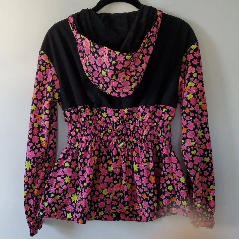 Kate Spade Marker Floral hooded anorak Jacket